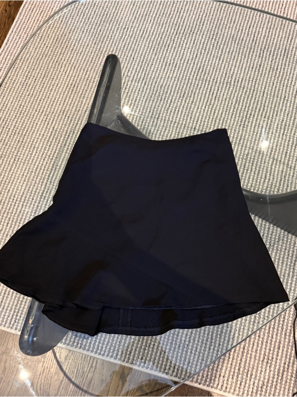 Club Monaco Black Circle Skater Mini Skirt